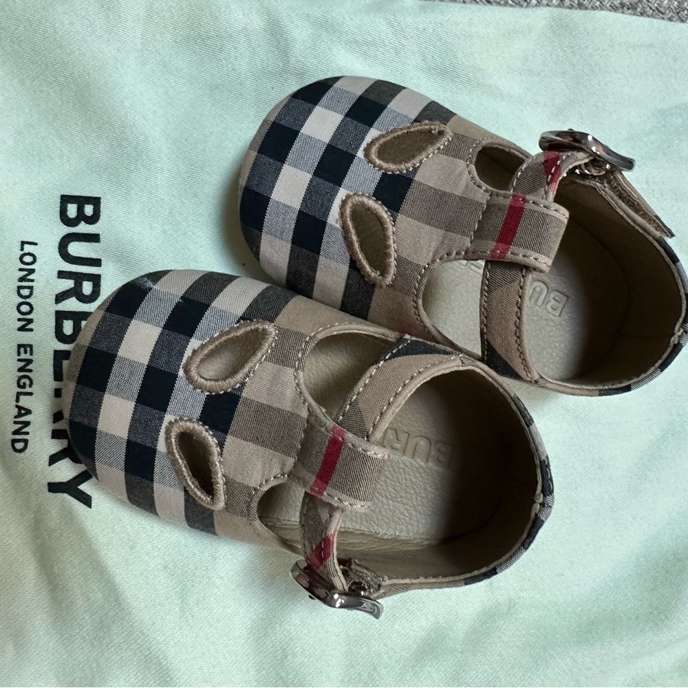 COPY - Burberry N1 Kipling Vintage Check Mary Jane Flats, Baby